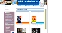 Desktop Screenshot of drinksinitiatives.eu